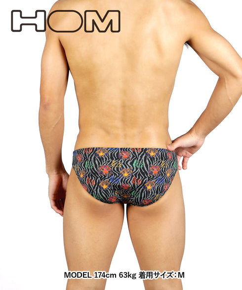 オム HOM ASIA Comfort Micro Briefs Print メンズ ブリーフ 【メール便】